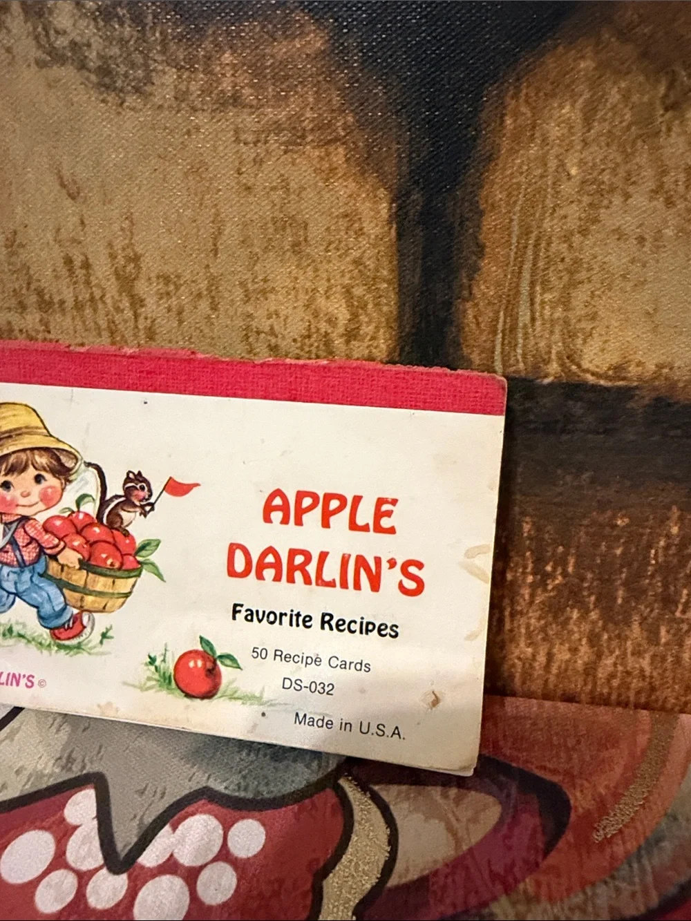 Apple Darlin’s Kids Recipe Card Set - Red Accent